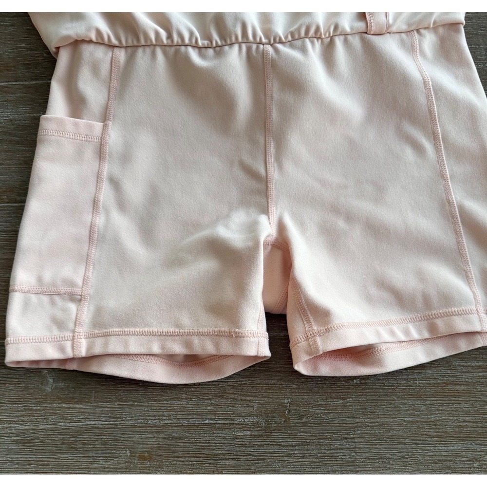 Reebok Womens Tennis Skort Pockets Built-In Shorts Sz XS Light Peach Color FLAW - Picture 4 of 10